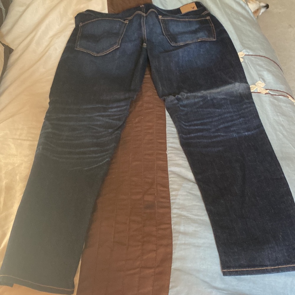 American Eagle Tomgirl jeans- dark blue - Picture 2 of 2